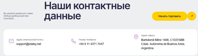 Idaley — финансовая ловушка: разоблачение легенды брокера-мошенника о легком заработке Idaley — финансовая ловушка: разоблачение легенды брокера-мошенника о легком заработке