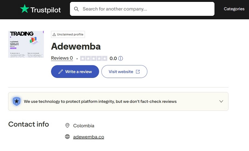 Брокер Adewemba: проект, достойный внимания или очередной скам? Брокер Adewemba: проект, достойный внимания или очередной скам?