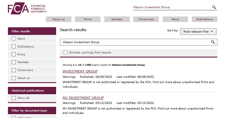 Мошенники Altacon Investment Group вместо обещанного заработка втягивают трейдеров в долговую яму