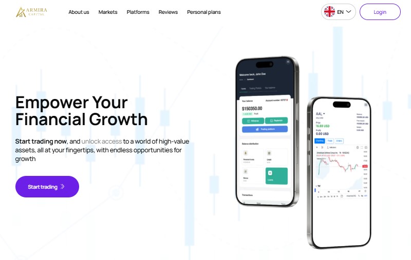 Мошенники Armira Capital имитируют трейдинг и разводят своих инвесторов