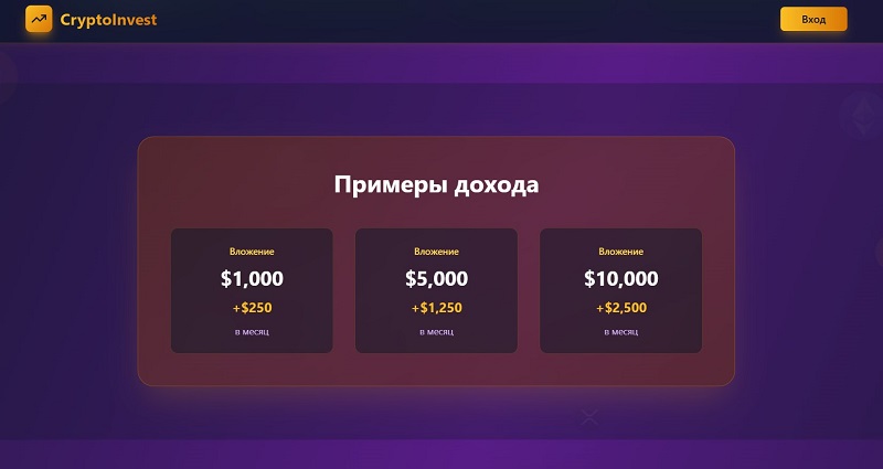 Cryptoproinvest Io: надежный брокер или очередной скам