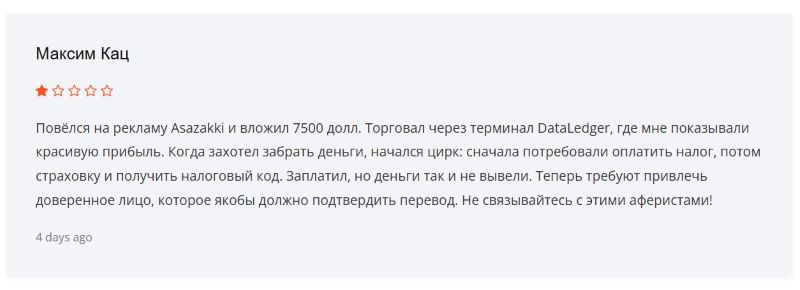 DataLedger — мошенническое ПО для имитации прибыльной торговли DataLedger — мошенническое ПО для имитации прибыльной торговли