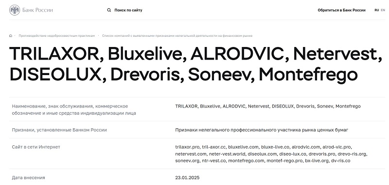 Почему особенно рискованно входить в трейдинг с брокером Drevoris