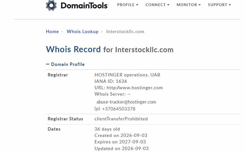 InterStock LLC (interstockllc.com) — проверка брокера и признаки мошеннической схемы InterStock LLC (interstockllc.com) — проверка брокера и признаки мошеннической схемы