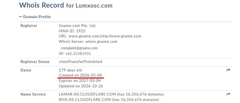 Lumxosc — очередной лохотрон, который дополняет цепочку клонированных псевдобирж