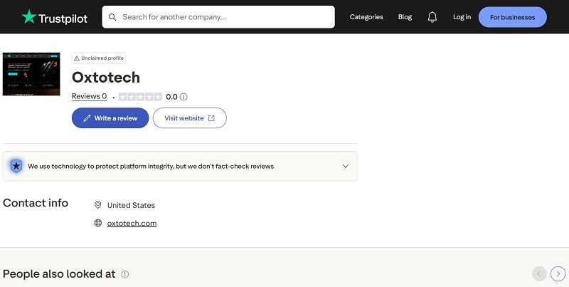 Брокер Oxtotech: финансовая ловушка для начинающих инвесторов