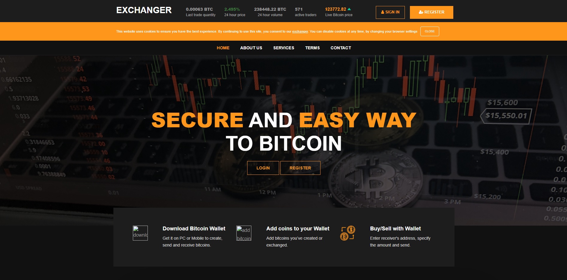 Exchanger Website