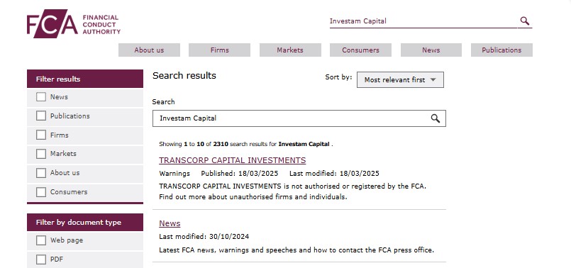 Мошенники Investam Capital имитируют торговлю и не выплачивают заработок