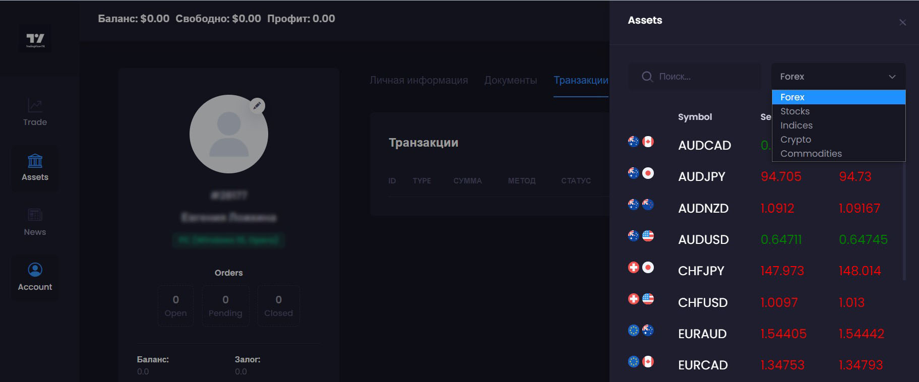 Trading View FX