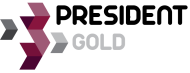 President Gold logo