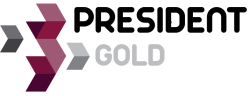 President Gold logo